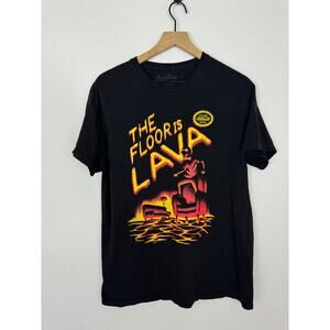 Threadless “The Floor Is Lava” Graphic Tee Shirt Unisex Size Large